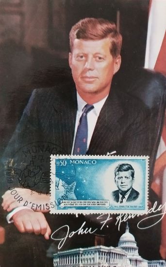 Pohlednice J. F. Kennedy