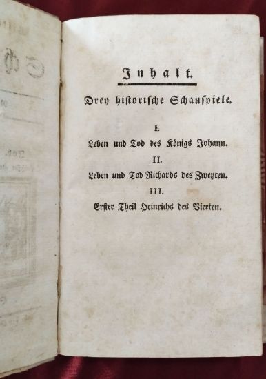 Kniha Neue Ausgabe od Williama Shakespeara, rok 1776