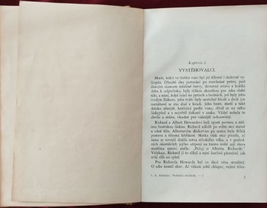 Kniha Poslední náčelník, J. A. Altsheler