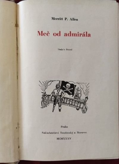 Kniha Meč od admirála, od autora Merrit P. Allena