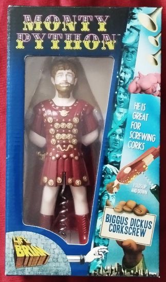 Figurka Monty Python s vývrtkou