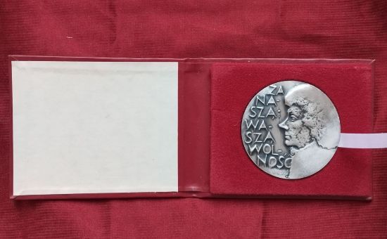 Pamětní medaile k 150. výročí úmrtí Tadeusze Kościuszka