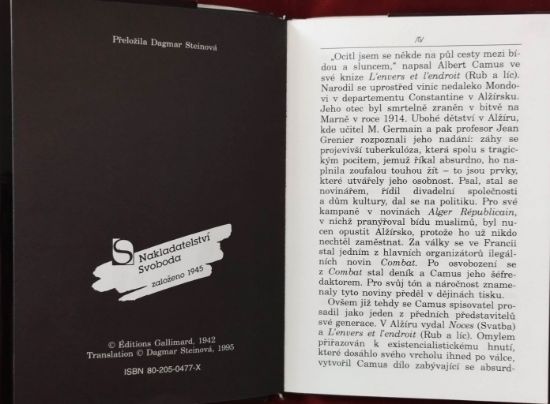 Mýtus o Sisyfovi, Albert Camus