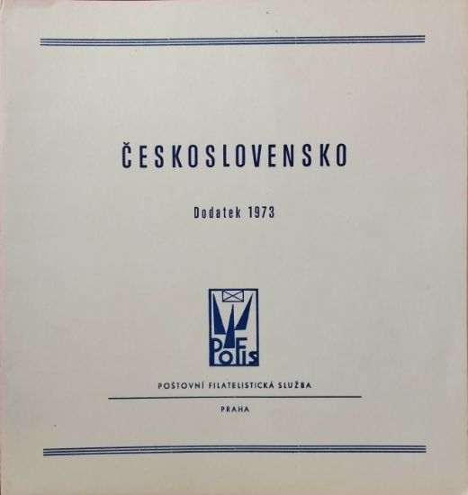 Album známek vydaných v Československu za rok 1973