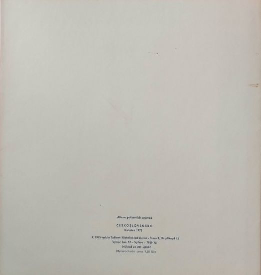 Album známek vydaných v Československu za rok 1973