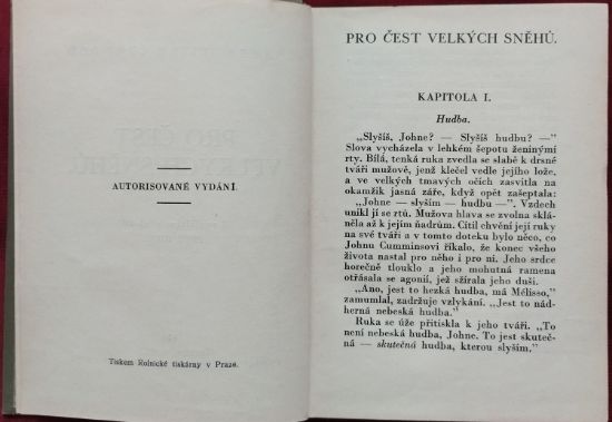 Pro čest velkých sněhů, James Oliver Curwood