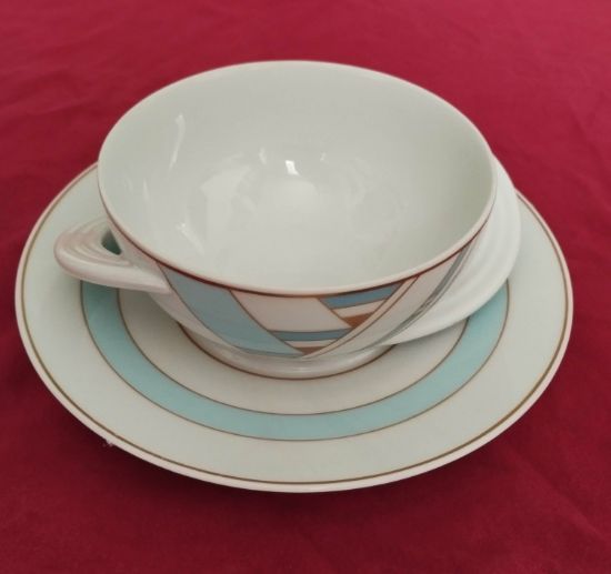  Porcelánová sada - šálek a podšálek z řady Rosenthal Studio-Linie.