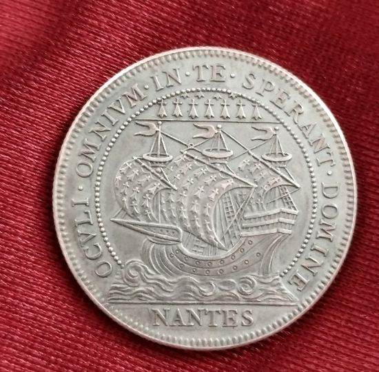 Stříbrný žeton z druhé pol. 19. stol.