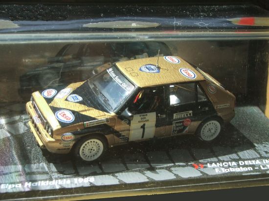 Lancia Delta Integrale v měřítku 1:43 od výrobce Altaya.