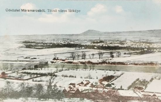 Pohlednice Tiačevo (maďarsky Técső) - malý formát