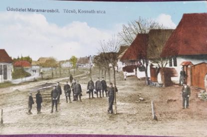 Pohlednice Técső - malý formát