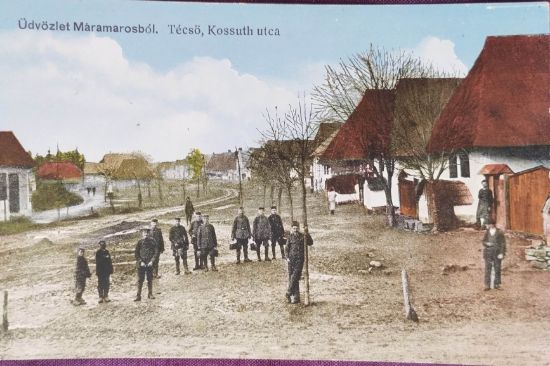 Pohlednice Técső - malý formát