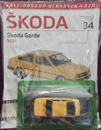 Model Škoda Garde (1981). Vydavatel: DeAgostini.