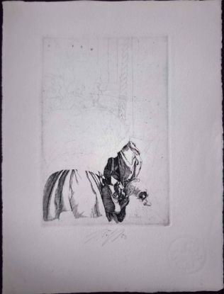 Jaroslav Šerých: Studie (mědirytina)