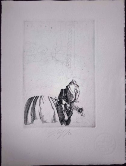 Jaroslav Šerých: Studie (mědirytina)
